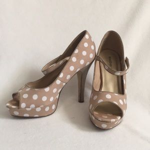 MADDEN GIRL peep-toe platform heels